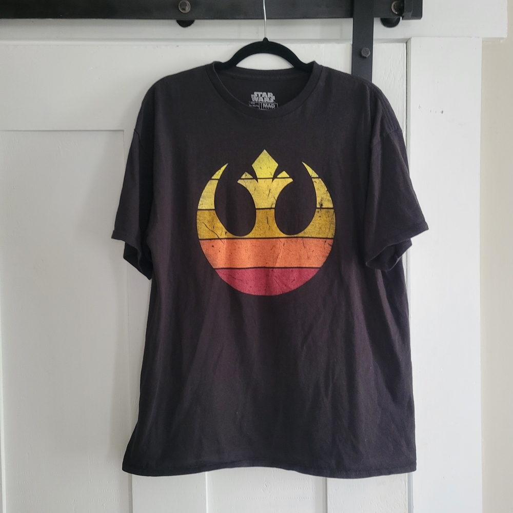 Star Wars Black T-Shirt with Rebel Alliance Logo